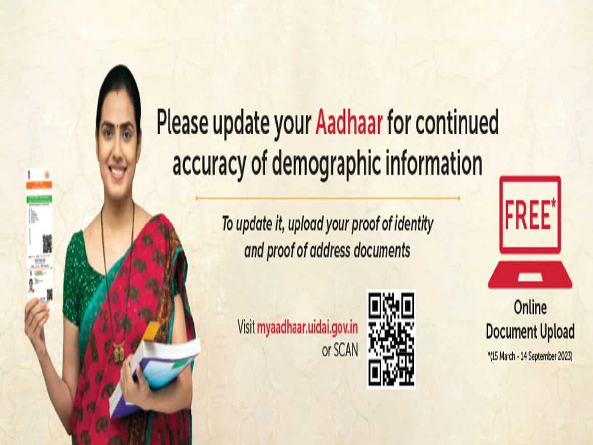 free aadhaar update