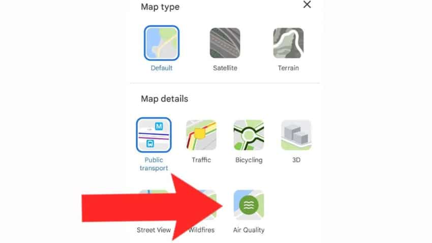 How to check air quality on google maps on android and ios check step by step process