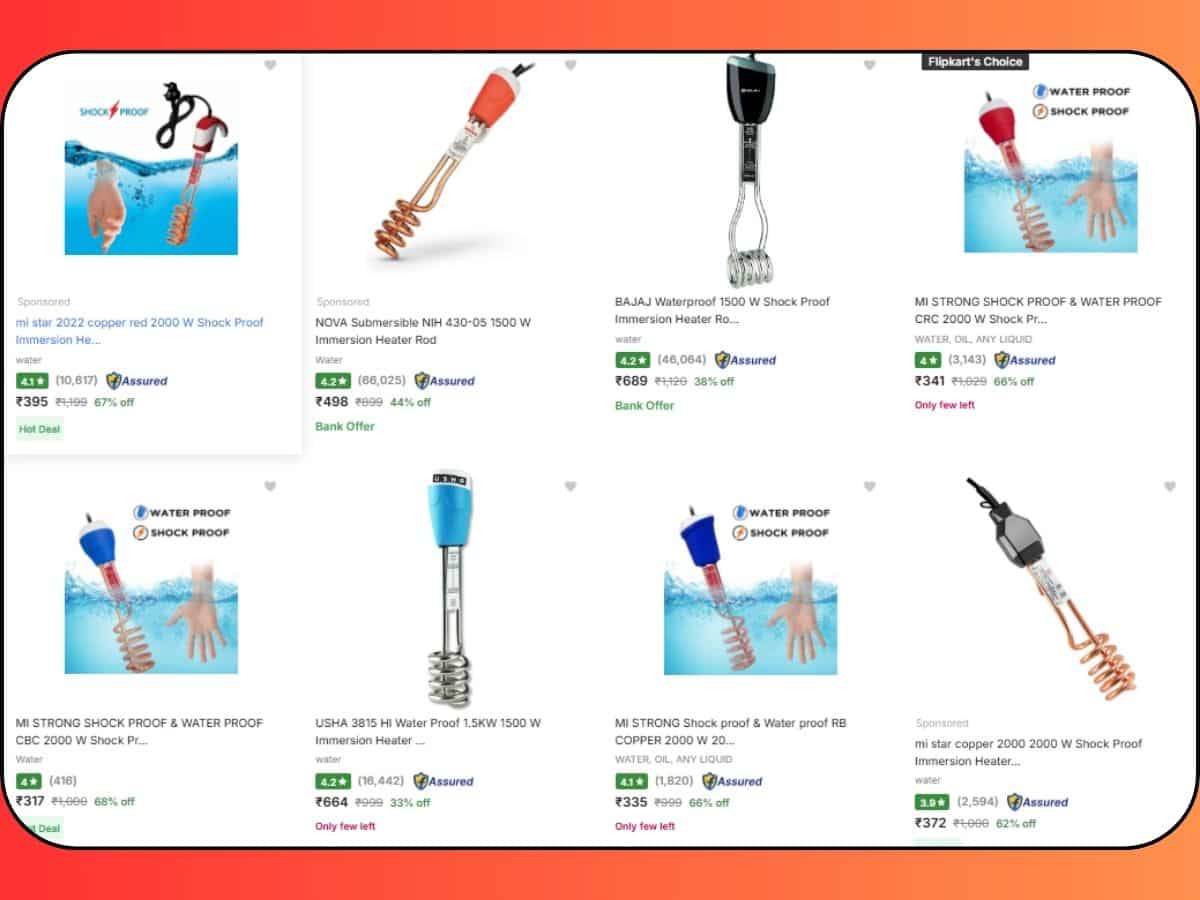 affordable water heaters geyser alternatives heating rod bucket heater hindi