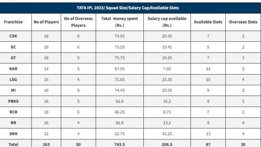 IPL Squad