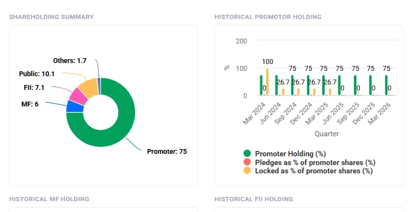 Inox India Shareholding Pattern
