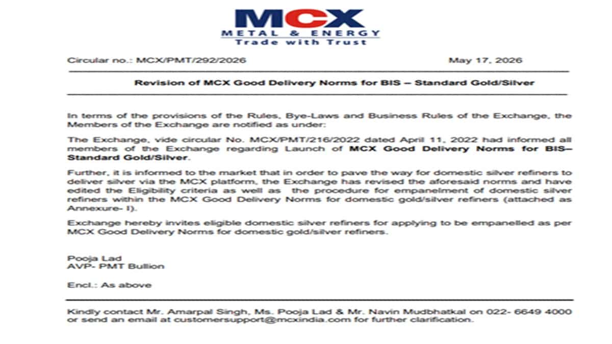 mcx silver