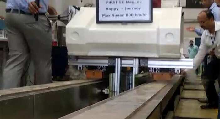 Indore Scientist claims ready Maglev train model