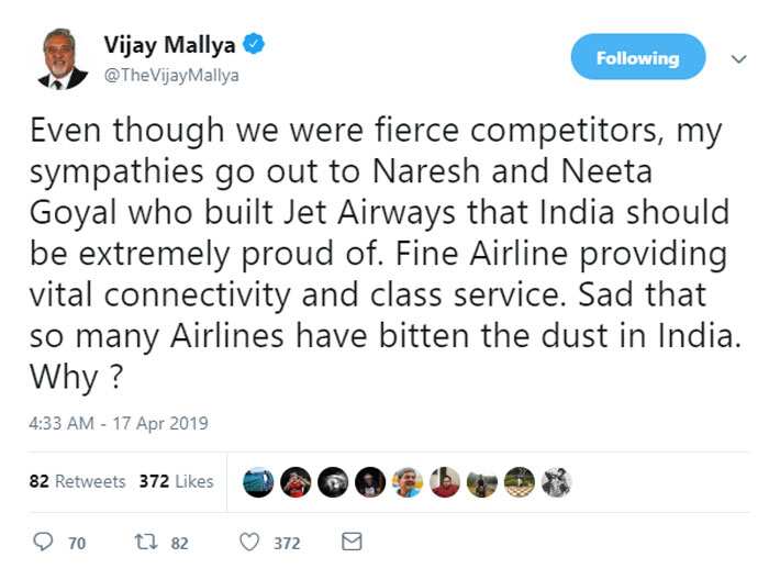 Indian Offender Vijay Mallya tweet- I am willing to pay either way whether I am in London or in an Indian Jail