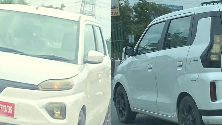 Maruti Wagonr Electric Launch to be soon Details leaked Electric car Testing Model Spotted during testing