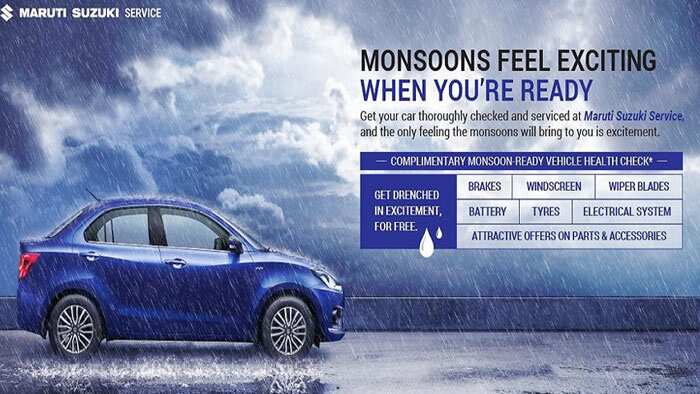 Maruti Monsoon Bonanza offers free car checkup