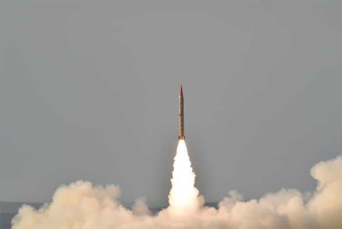 Pakistan conduct missile test