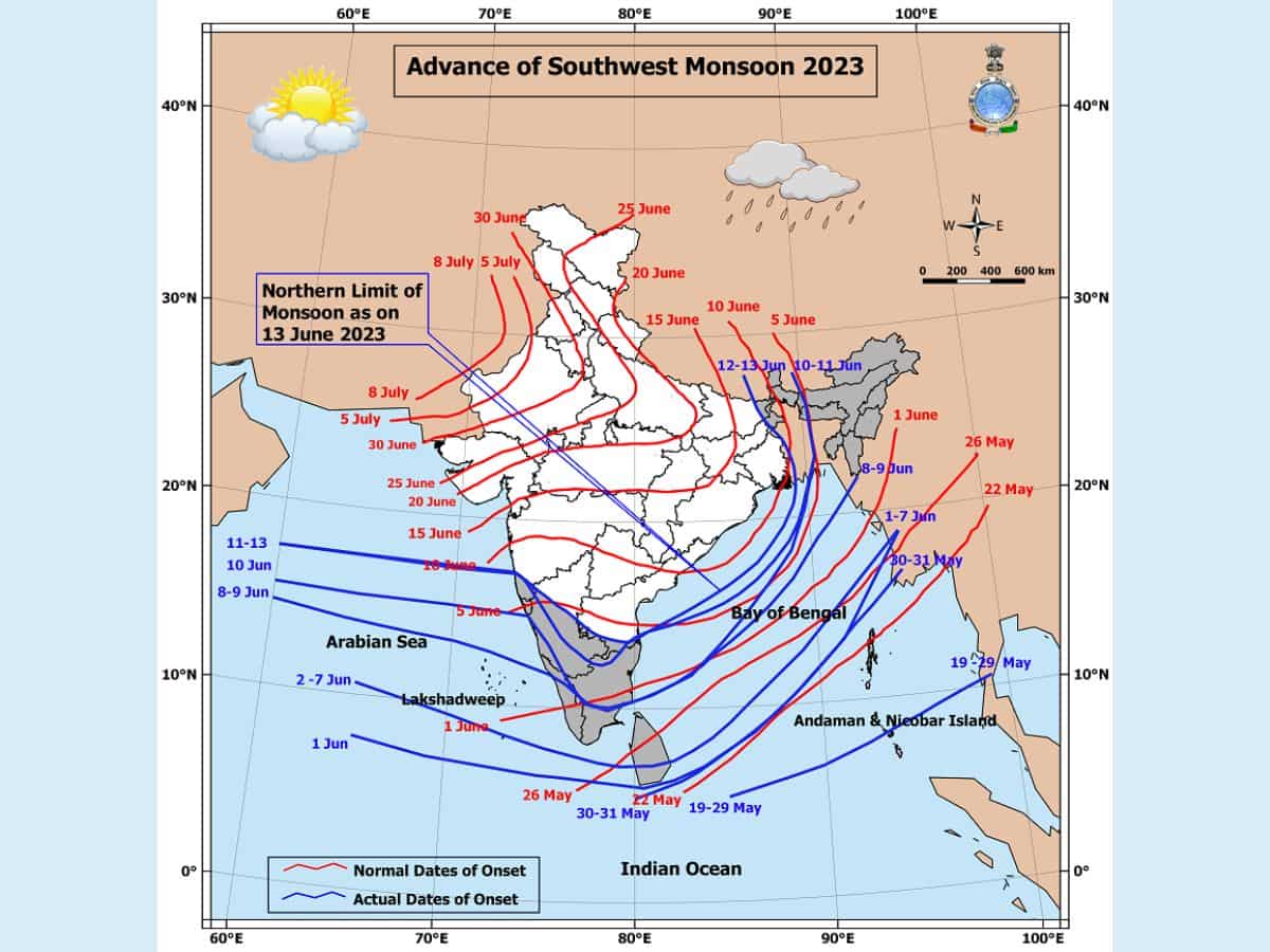 Monsoon 2023 IMD Issue alert in UP, UK, Maharashtra, Goa, Tamil nadu on june 15 till june 30 in north west Check arrival date cyclone biparjoy