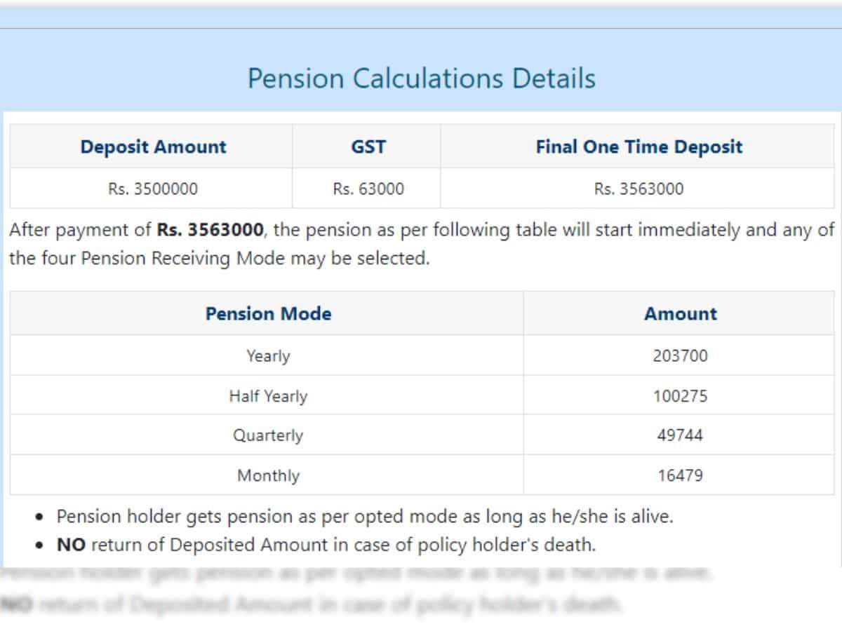 LIC Pension