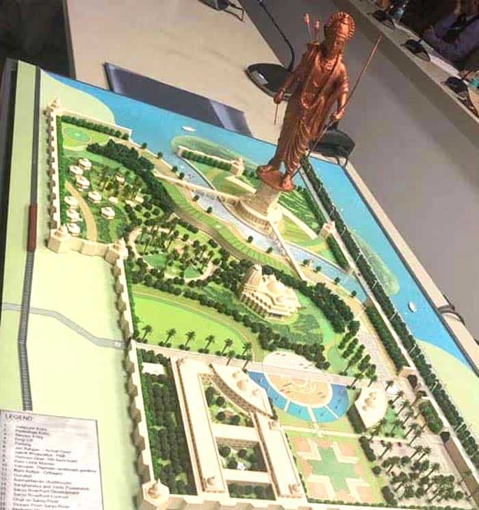 Ram mandir model in Ayodhya