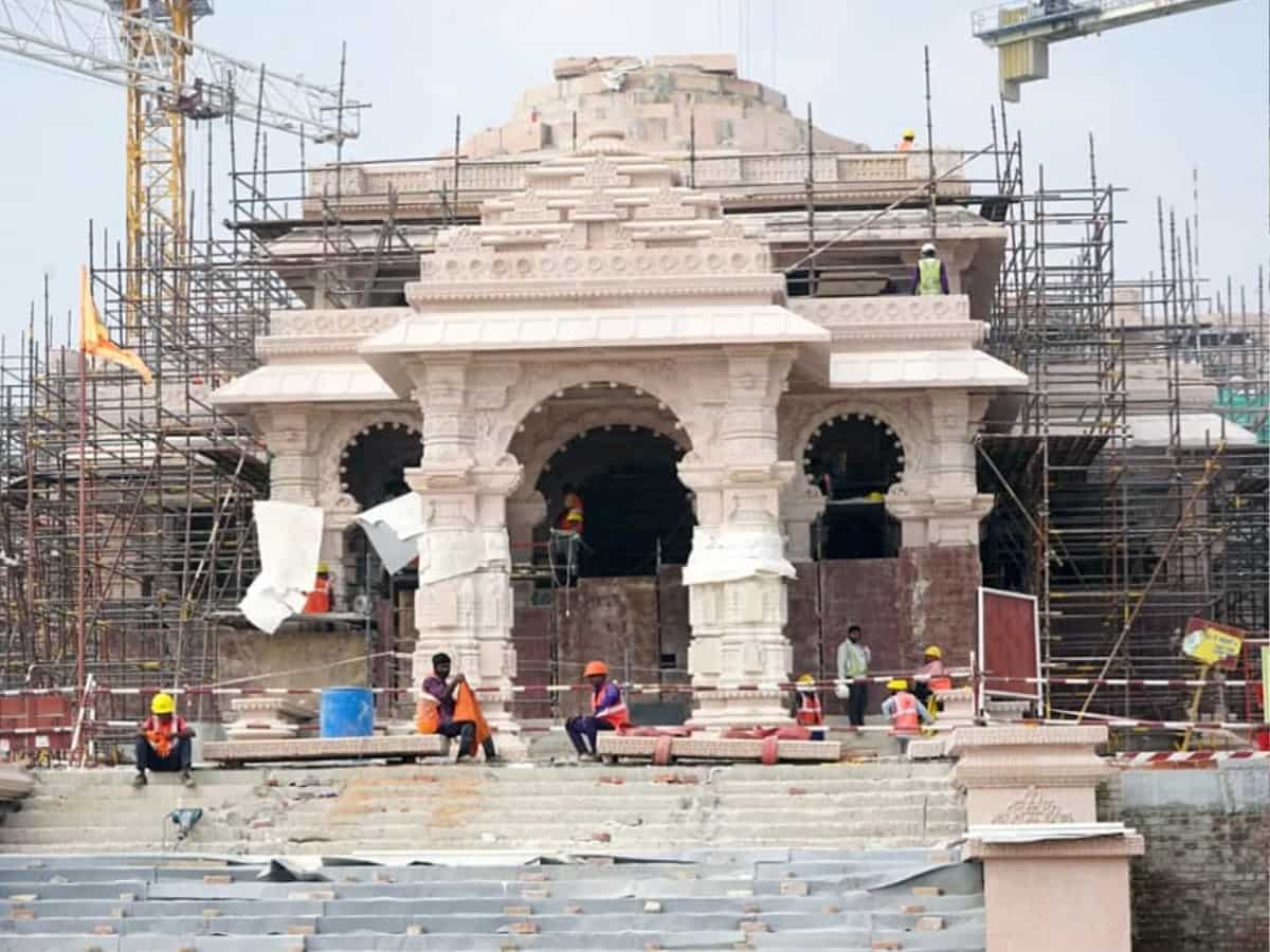 RAM mandir built with technology no use of cement, iron know what technology used to make ram mandir inauguration date