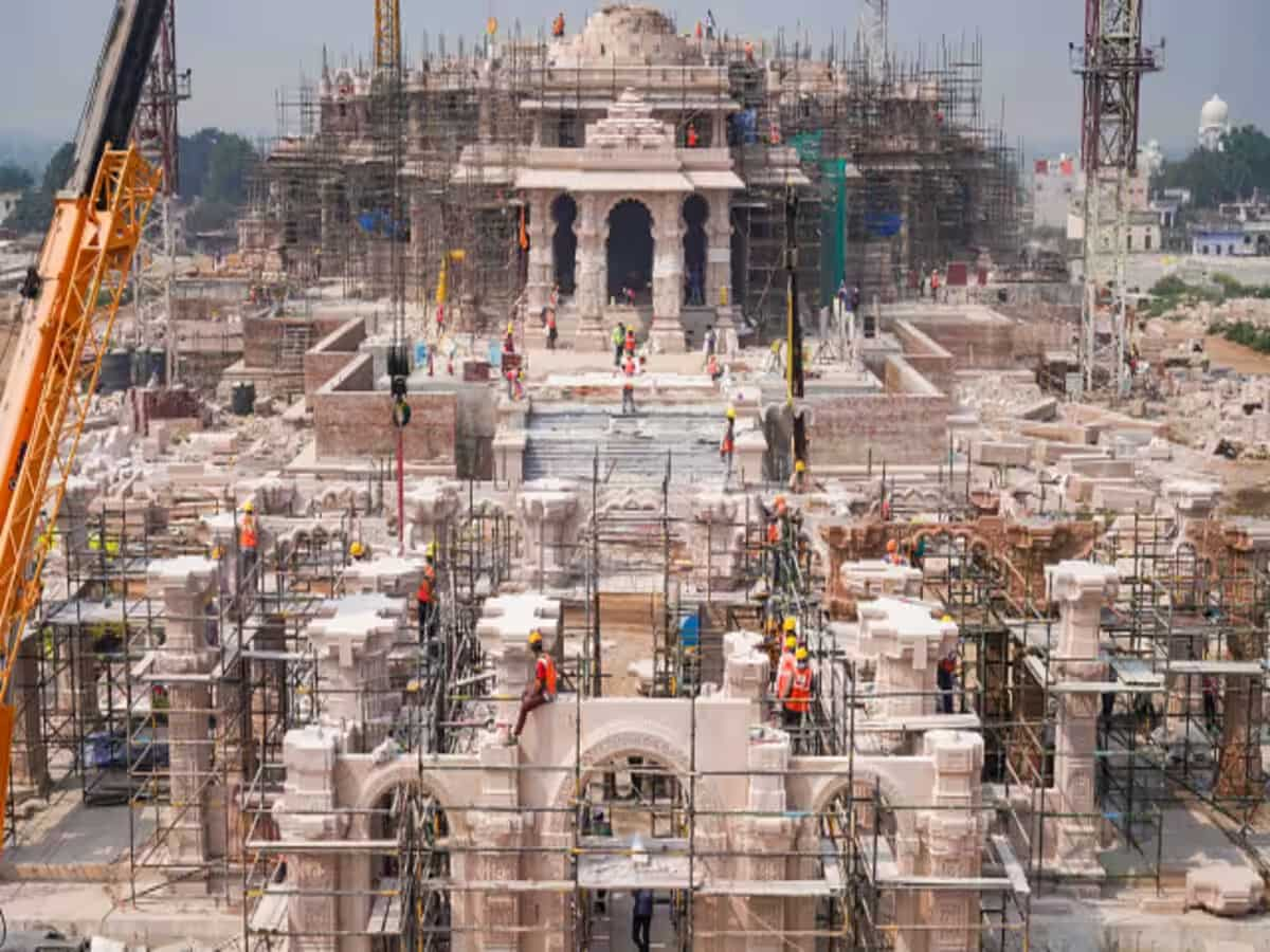 RAM mandir built with technology no use of cement, iron know what technology used to make ram mandir inauguration date