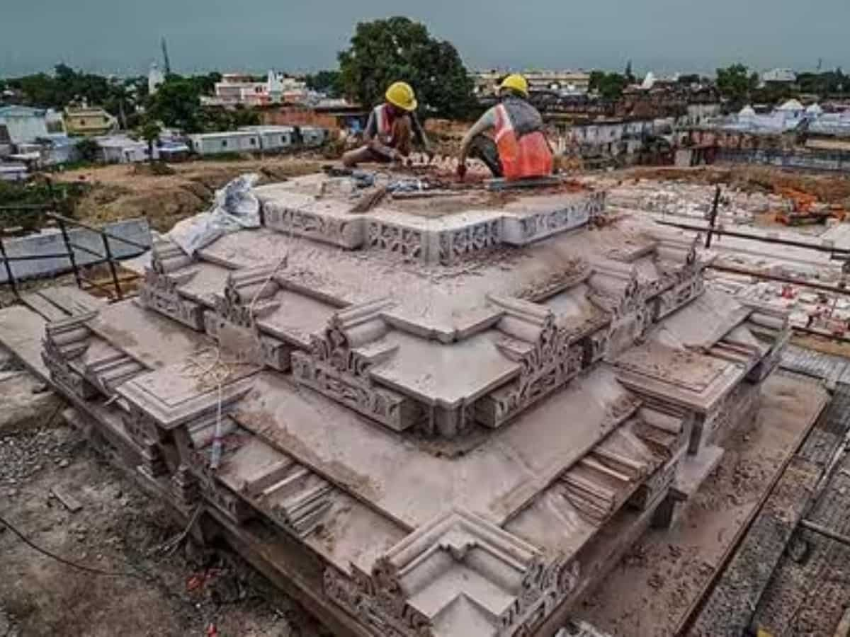 RAM mandir built with technology no use of cement, iron know what technology used to make ram mandir inauguration date