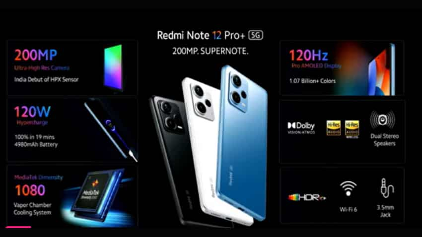 Redmi Note 12 Series Launched Note 12 Pro Plus 5G, Note 12 Pro 5G and Note 12 check specifications, features and more