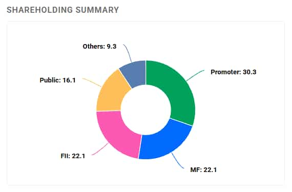 Persistent Systems Shareholding Pattern