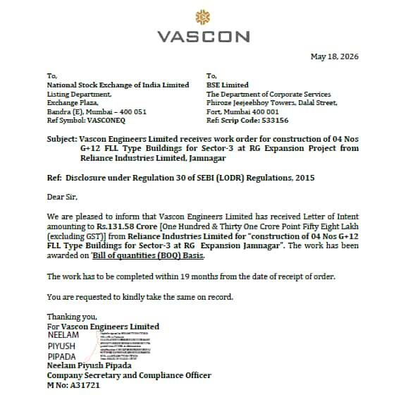 Vascon Engineers Share