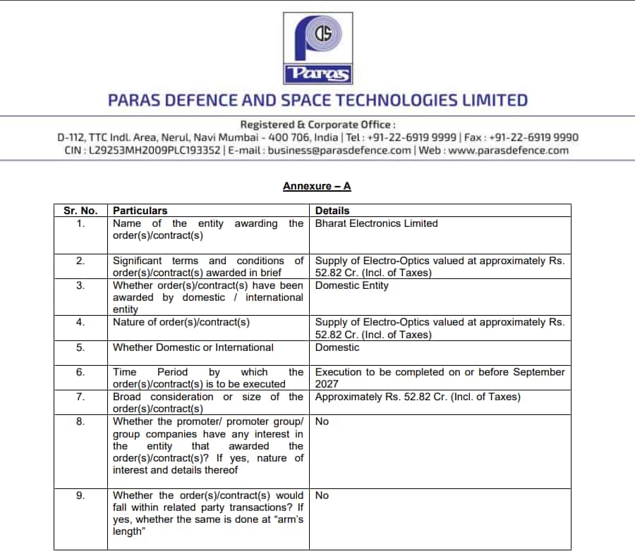 paras defence