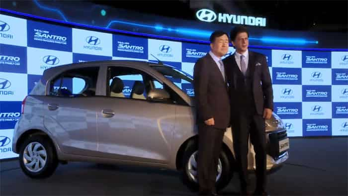 Shahrukh Khan Launches Hyundai Santro