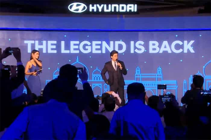 Shahrukh Khan launch Hyundai Santro