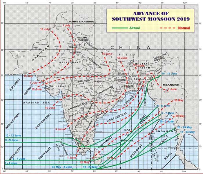 Advance Southwest Monsoon