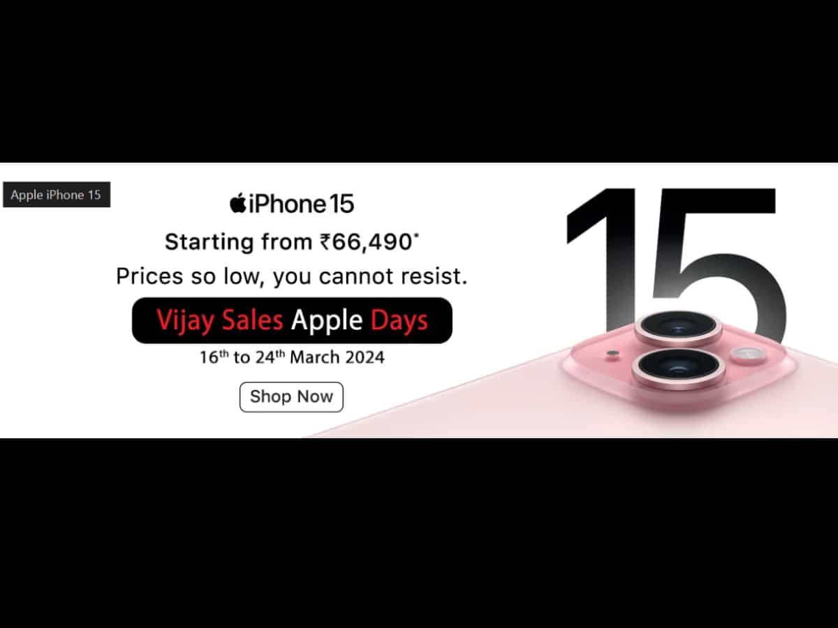 Vijay Sales started Apple Days sale offers deals on iPhone 15 series, iPads, Macbooks, Apple watches check benefits and offers