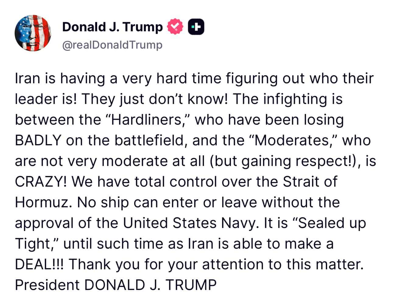 trump shoot and kill order us navy strait of hormuz naval mines iran conflict ships sunk latest news