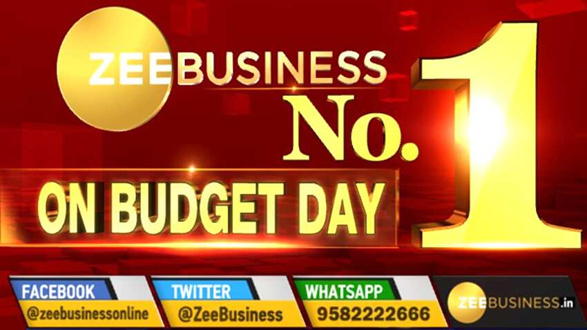 Zee Business Channel Number 1 on Budget Day