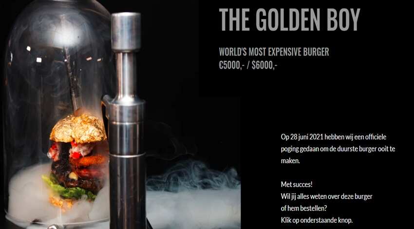 Chef creates world most expensive burger 