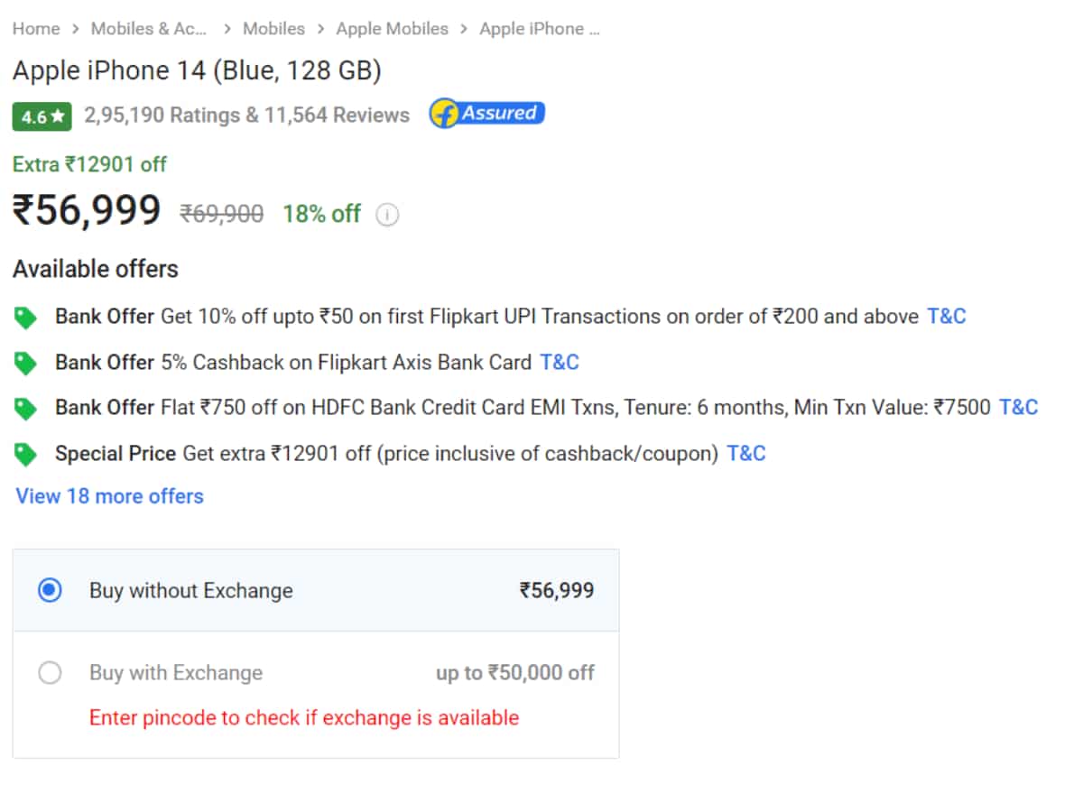 Flipkart offers huge discount on Apple iPhone 14 and iPhone 15 check price offer features and specifications