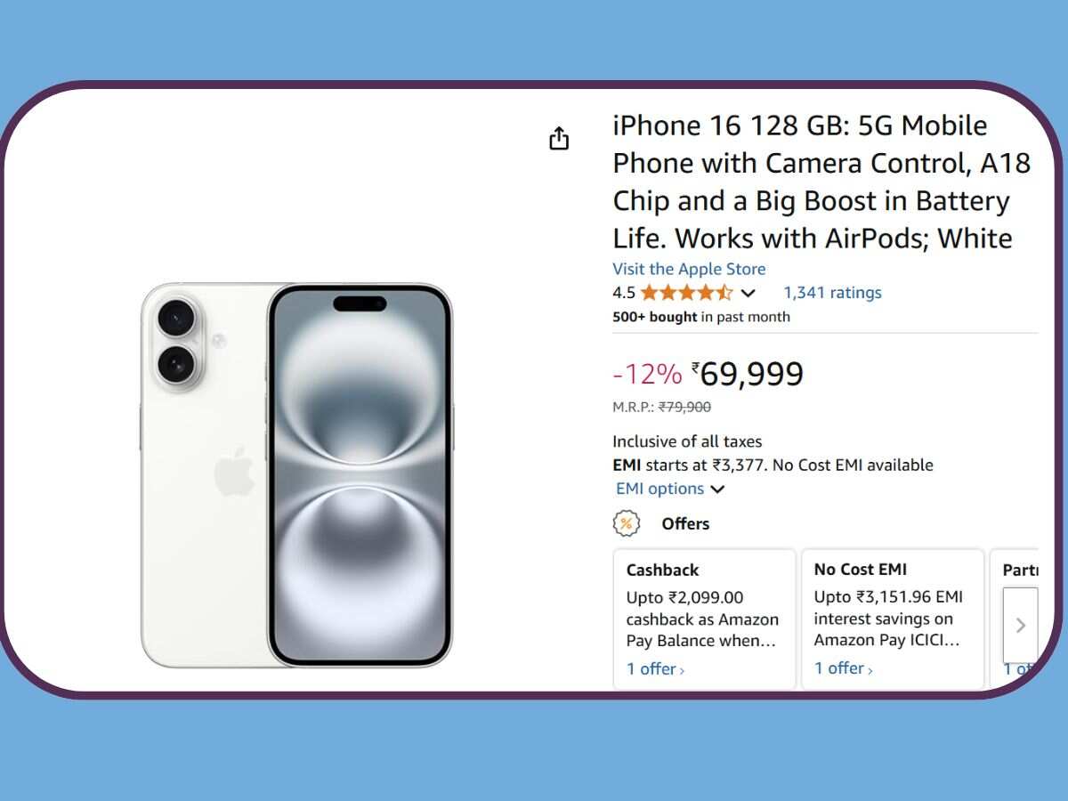 iPhone 16 Price Drop ahead of iPhone 17 launch check discount offers price specifications