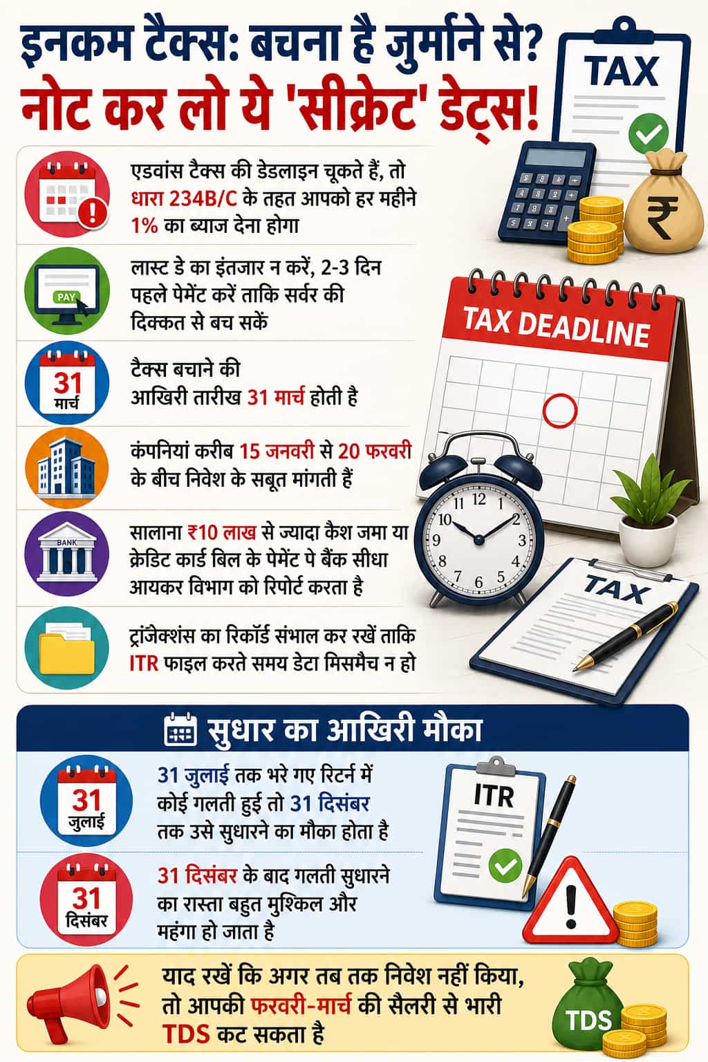 Income Tax Calendar FY27: ITR फाइलिंग से लेकर TDS सर्टिफिकेट तक, ये हैं ...