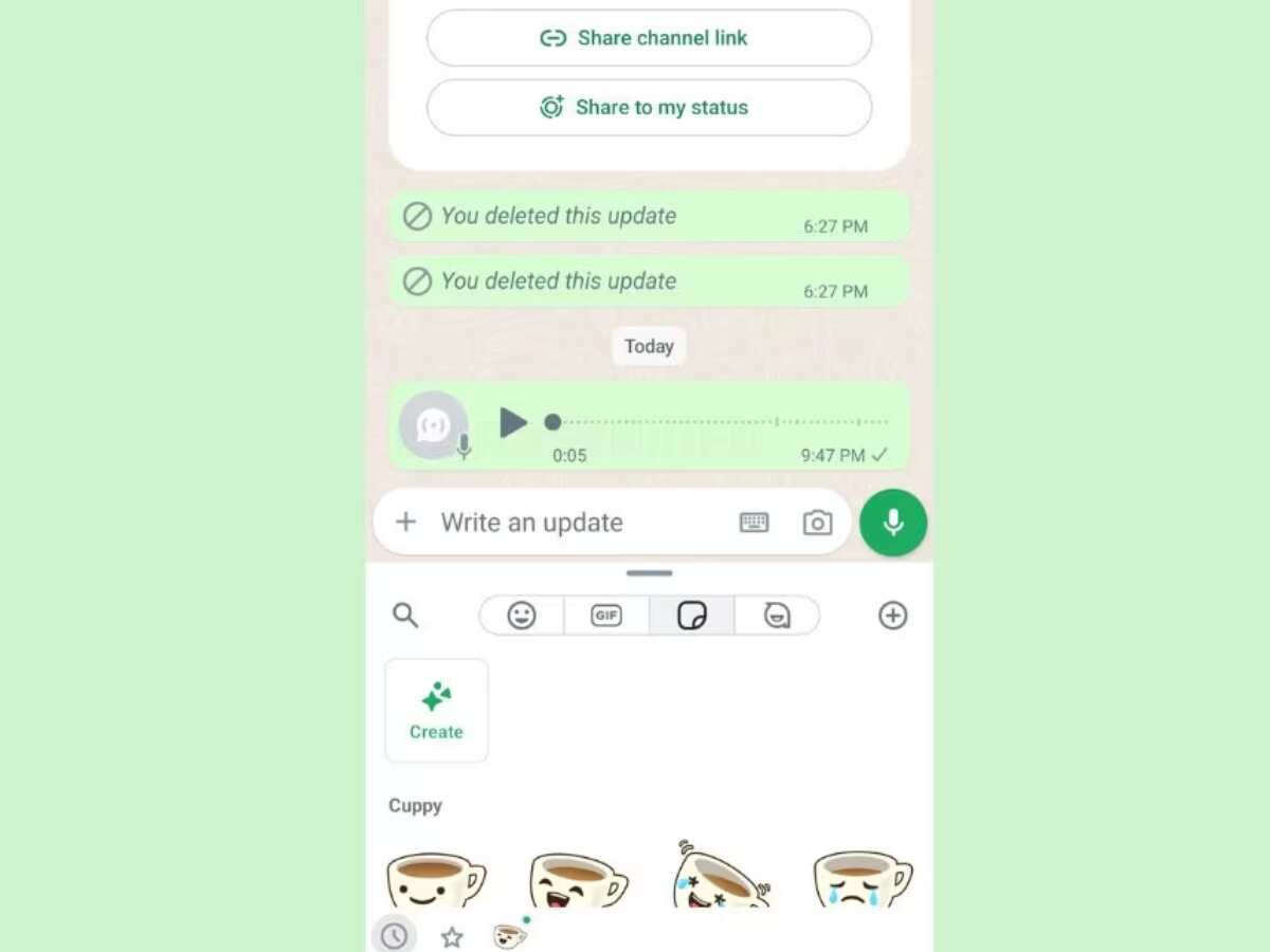 whatsapp channel update brings voice note and reaction filters rolled out check how it works