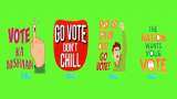 hike launches new stickers for lok sabha election 2019, Don't chill, go vote!