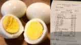 Mumbai Hotel charges 1700 rupee for two boiled Eggs