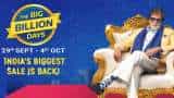 Flipkart Big Billion Days sale from 29th September to 04th October