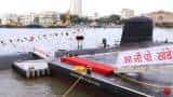 IndiaNnavy: Defence Minister rajnathsingh commissions India's 2nd Scorpene-class Submarine of Project 75 INSKhanderi