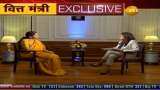Exclusive Interview FM nirmala sitharaman on Zee, FM Said we addressesd every catagory in budget 2020