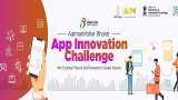 Prime Minister Narendra Modi launching the Aatmanirbhar Bharat App Innovation Challenge, create world class Made in India Apps.