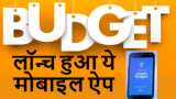 Budget 2021 news: Finance Minister launched the 'Union Budget Mobile App, paperless budget