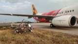 Andhra Pradesh: Air India Express plane crashes into a pole at Vijayawada airport, All passengers safe 