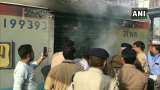 Shatabdi Express Fire : Heavy fire in coach of Delhi-Lucknow Shatabdi train, all passengers safe