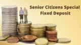 Senior citizens special fixed deposit: The regular FD schemes offer an additional 50 basis points (bps) to senior citizens