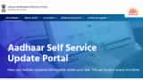 aadhaar card address change online UIDAI SSPU portal made easy check detail process