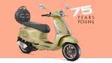 Piaggio special edition Vespa 75 launch booking amount is Rs 5000 through dealership and e-commerce website