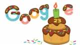 happy birthday google today is google birthday search giant complete 23 years celebrate its birthday by making a doodle