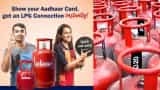 lpg free new gas connection with aadhaar card as a proof instantly with subsidy know the process