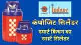 Indian oil new 10kg composite cylinder with a security deposit of rs 3350 lighter weight and features details here
