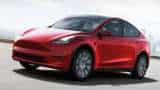 Tesla Model Y car got damaged after a crash in the US in full self-driving mode