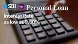 SBI personal loan interest rate apply on sbi.co.in yono sbi app 