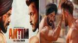 Antim The Final Truth box office day 2 collection: Salman Khan-Aayush Sharma's film collects around ₹10 cr in two days